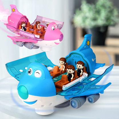 Lightning & Musical 360 Rotating Gear Airplane