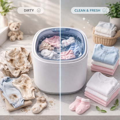Busy Mom’s Mini Washer – Perfect for Baby Clothes